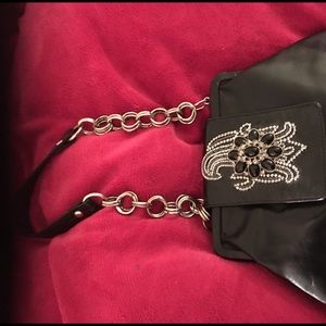 Liz Soto handbag with bead and gems